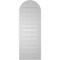 Ekena Millwork Round Top Surface Mount PVC Gable Vent: Functional, w/ 2"W x 2"P Brickmould Sill Frame, 14"W x 38"H GVPRT14X3803SF - alternate 2